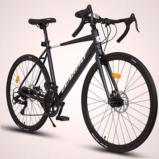 700Cx28 Unisex Road Bike Aluminum Frame 16-Speed Disc Brake Fitness Bicycle
