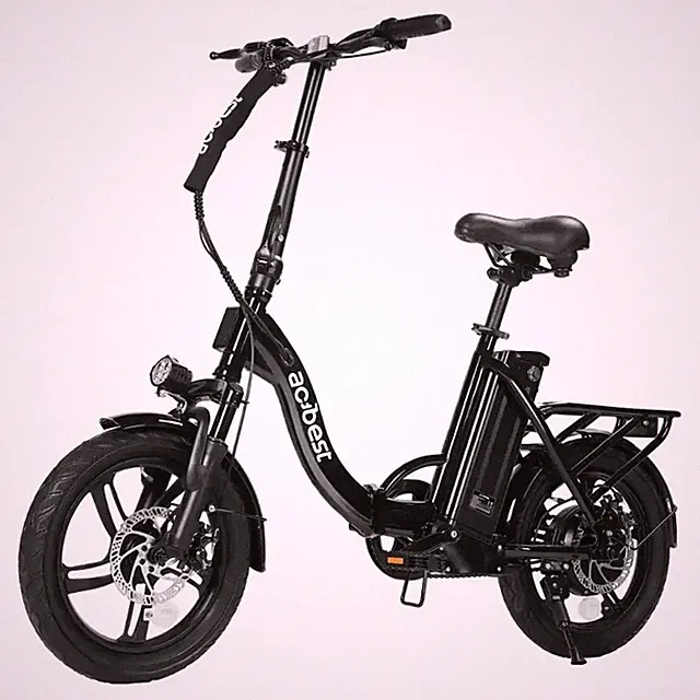 Actbest Cityrun Folding Electric Bike Step Thru | 20mph 30mi Range UL Certified