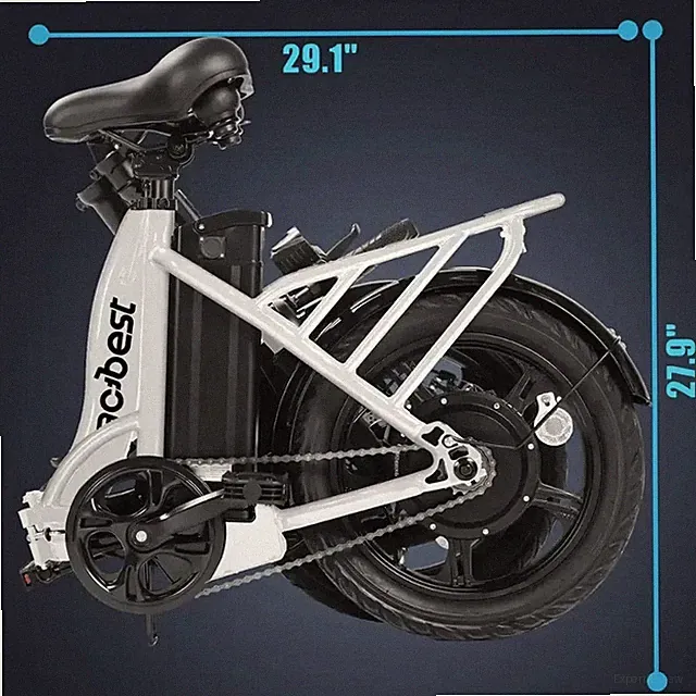 Actbest Cityrun Folding Step-Thru Ebike 30mi Range – Portable RV Travel Bike