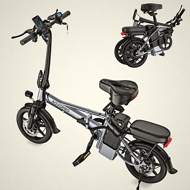 Adults City Commute Foldable Electric Bike, 500W 22MPH 40Miles Long Range E-bike