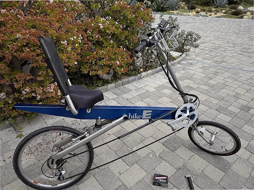 Bike E Recumbent Road BiKe: Save your Neck and Back while you tour