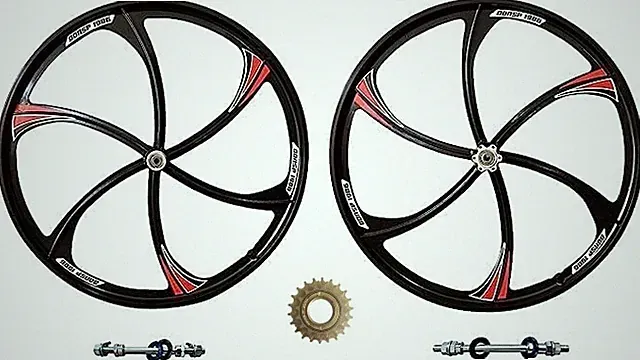 CDH 26" Bicycle Rim Mag Wheel & 3 Speed Multi-speed Freewheel Magnesium Bike Rim