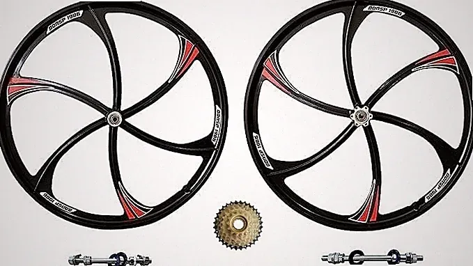 CDH 26" Bicycle Rim Mag Wheel with Multi speed Flywheel 8s Magnesium Bike Rim