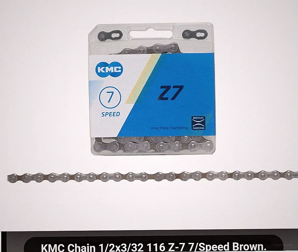 KMC MULTI- SPEED BICYCLE CHAIN BROWN 1/2"X3/32"X 116,CRUISER,BMX