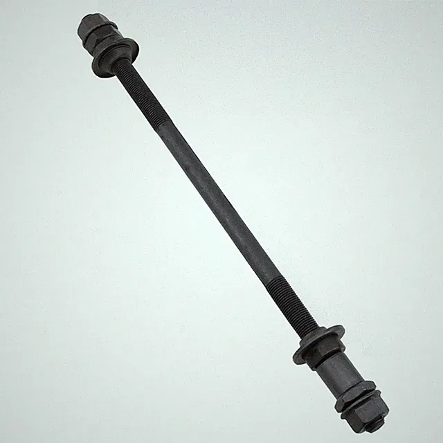 Meuey Lyot Bike axle 240 mm /9.45 in Multi-Speed Rear hub 240MM, Black