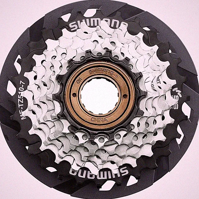 Shimano MF-TZ510-7-CP Multi-Speed Freewheel - 7-Speed, 14-28t