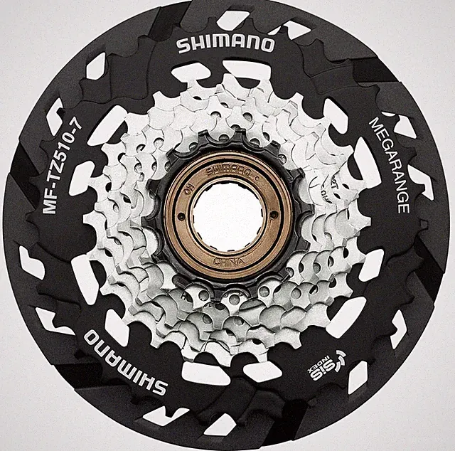 Shimano MF-TZ510-7-CP Multi-Speed Freewheel - 7-Speed, 14-34t